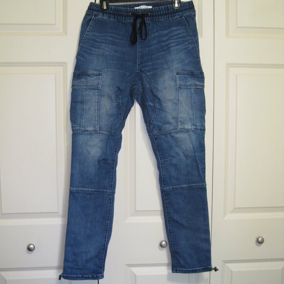 PacSun Men's Blue Cargo Jeans sz M - Picture 1 of 12